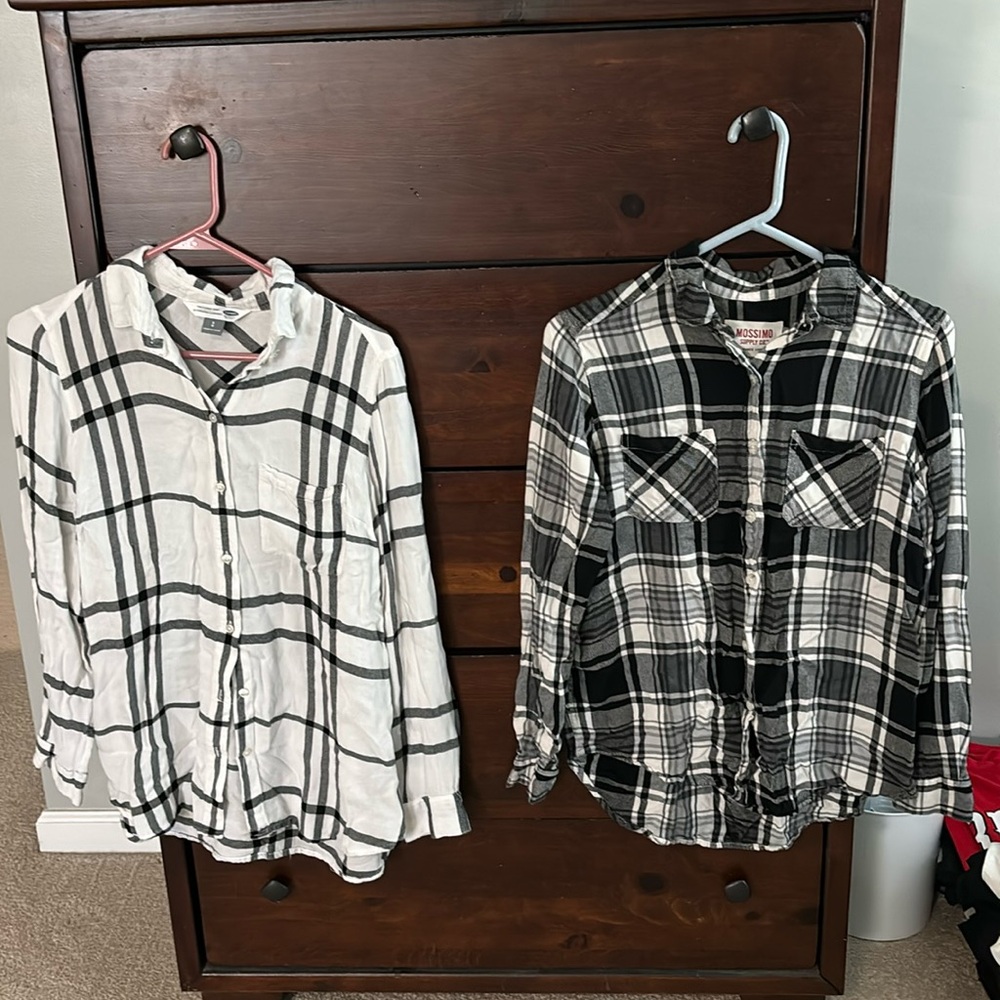 Soft plaid button ups